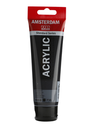 Amsterdam Standard Akryl 120ml - 735 Oxide black