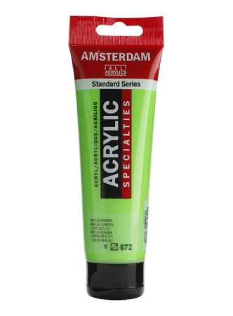 Amsterdam Standard Akryl 120ml - 672 Reflex green