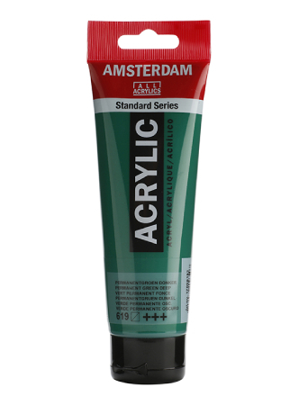 Amsterdam Standard Akryl 120ml - 619 Permanent green deep