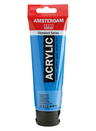 Amsterdam Standard Akryl 120ml - 572 Primary cyan
