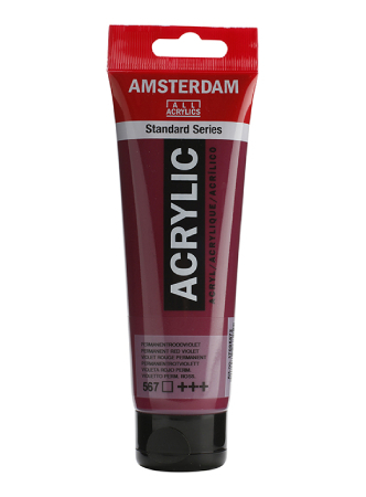 Amsterdam Standard Akryl 120ml - 567 Permanent red violet