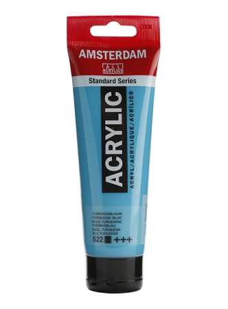 Amsterdam Standard Akryl 120ml - 522 Turquoise blue