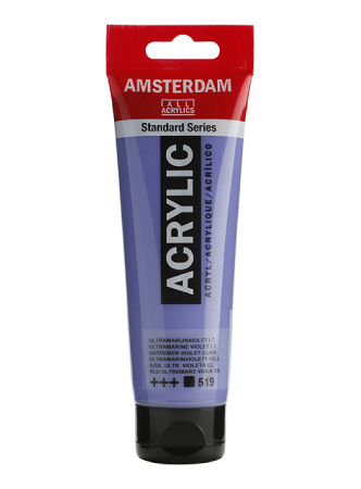Amsterdam Standard Akryl 120ml - 519 Ultramarine violet ligh
