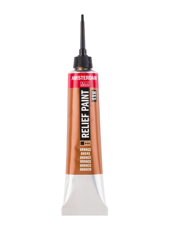 Amsterdam Relief Paint 20ml - 811 Bronze