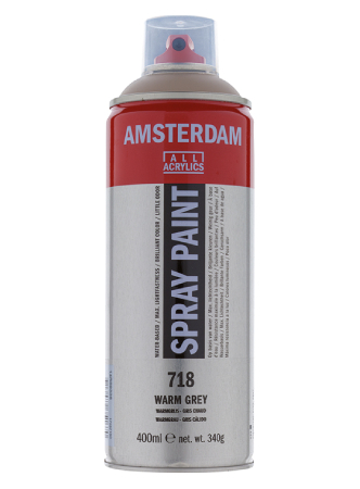Amsterdam Spray 400ml - 718 Warm grey, 