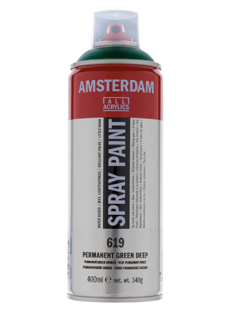 Amsterdam Spray 400ml - 619 Permanent green deep