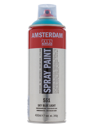 Amsterdam Spray 400ml - 551 Sky Blue Light