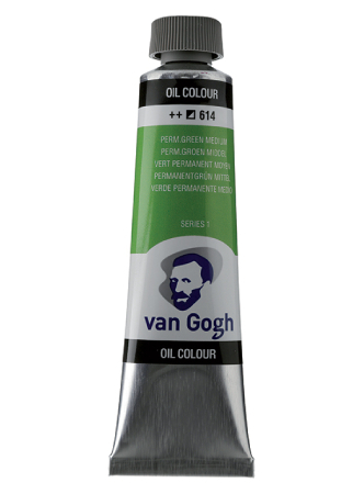 Van Gogh Olje 40ml - 614 Permanent green medium