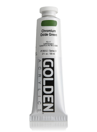Golden Heavy Body Akryl 59ml  - 1060 Chromium Oxide Green