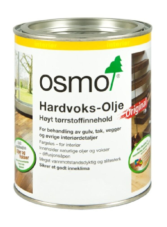 HARDVOKSOLJE 3062 MATT 0,75LTR, 