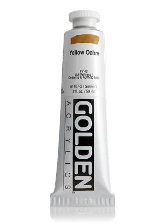 Golden Heavy Body Akryl 59ml  - 1407 Yellow Ochre