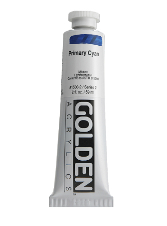 Golden Heavy Body Akryl 59ml  - 21500 Primary Cyan