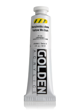 Golden Heavy Body Akryl 59ml  - 1008 Bnzmdzln Yellow Medium