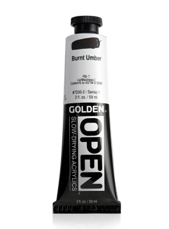 Golden Open Akryl 59ml - 7030 Burnt Umber