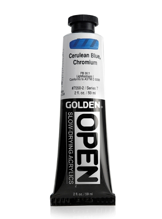 Golden Open Akryl 59ml - 7050 Cerulean Blue Chromium