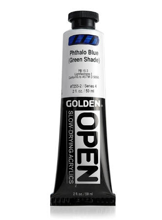 Golden Open Akryl 59ml - 7255 Phthalo Blue Green Sh.