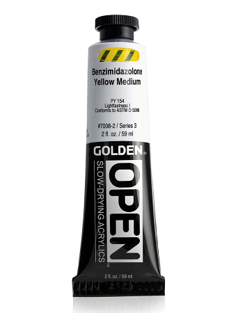 Golden Open Akryl 59ml - 7008 Bnzmdzln Yellow Medium