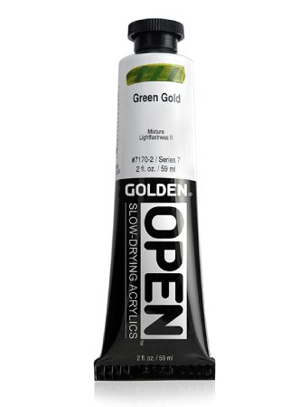 Golden Open Akryl 59ml - 7170 Green Gold