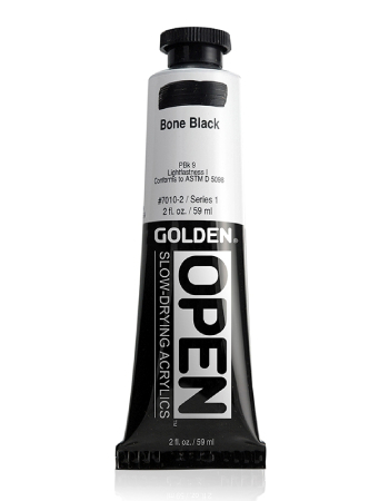 Golden Open Akryl 59ml - 7010 Bone Black