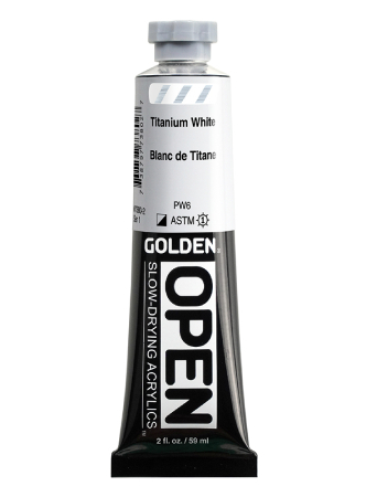 Golden Open Akryl 59ml - 27380 Titanium White