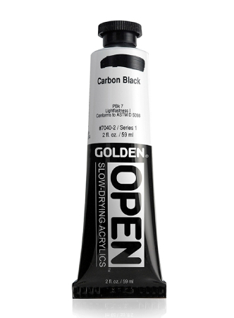 Golden Open Akryl 59ml - 7040 Carbon Black