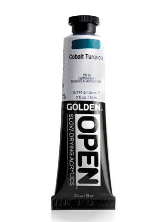 Golden Open Akryl 59ml - 7144 Cobalt Turqouise