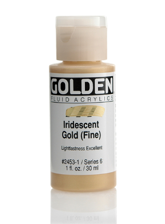 Golden Fluid Akryl 30ml - 2453 Iridescent Gold Fine