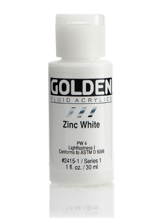 Golden Fluid Akryl 30ml - 2415 Zinc White
