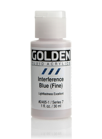 Golden Fluid Akryl 30ml - 2465 Interference Blue Fine