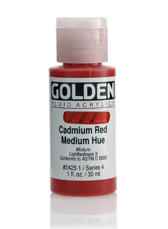 Golden Fluid Akryl 30ml - 2425 Cadmium Red Medium Hue