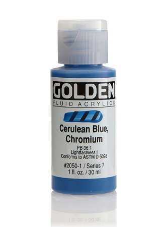 Golden Fluid Akryl 30ml - 2050 Cerulean Blue Chromium