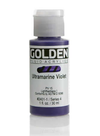 Golden Fluid Akryl 30ml - 2401 Ultramarine Violet