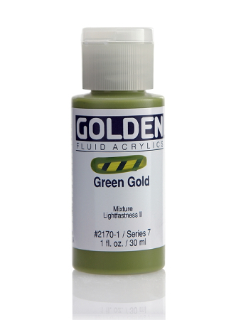 Golden Fluid Akryl 30ml - 2170 Green Gold