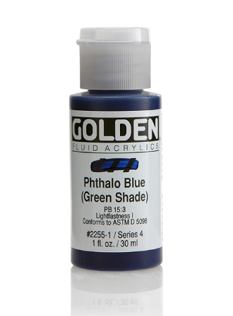 Golden Fluid Akryl 30ml - 2255 Phthalo Blue Green Sh.