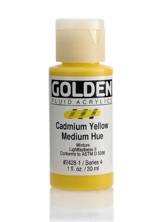 Golden Fluid Akryl 30ml - 2428 Cadmium Yellow Medium Hue