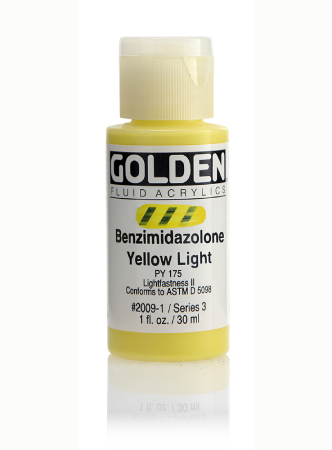 Golden Fluid Akryl 30ml - 2009 Bnzmdzln Yellow Light