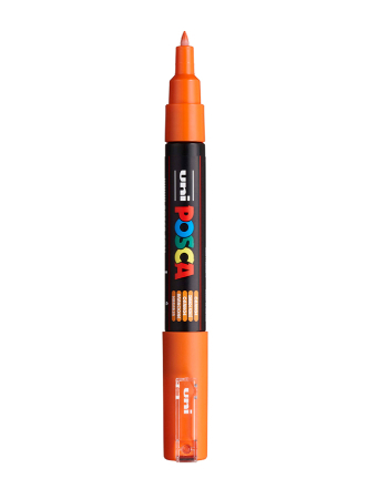 Uni POSCA PC-1M - Extra-Fine 0,7-1mm - 4 Orange, 