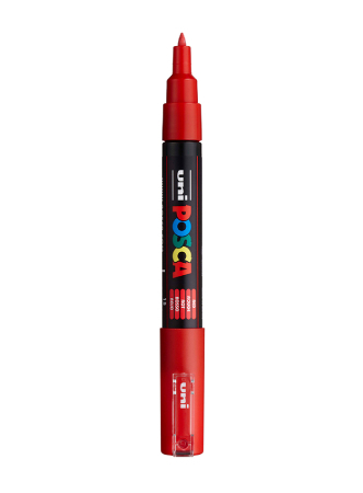 Uni POSCA PC-1M - Extra-Fine 0,7-1mm - 15 Red