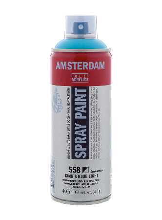 Amsterdam Spray 400ml - 558 King's blue light, 