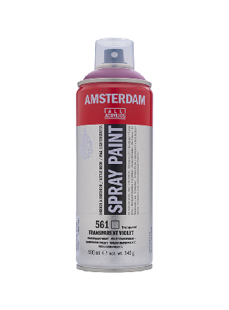 Amsterdam Spray 400ml - 561 Transparent violet, 