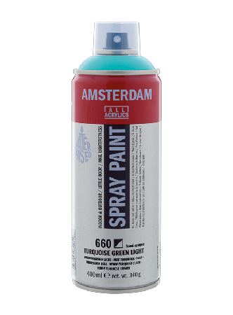Amsterdam Spray 400ml - 660 Turquoise green light, 