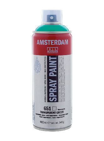Amsterdam Spray 400ml - 651 Transparent green, 