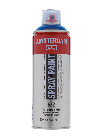 Amsterdam Spray 400ml - 572 Primary cyan, 