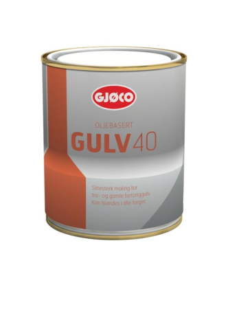 GJØCO GULV 40 OLJEBASERT 1LTR ALLE FARGER, 