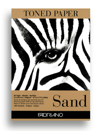 Fabriano Toned paper - Sand A4 - 120g - 50 ark