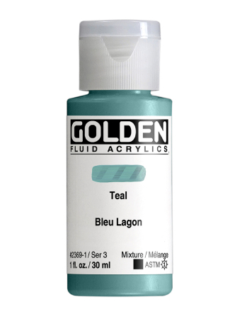 Golden Fluid Akryl 30ml - 52369 Teal