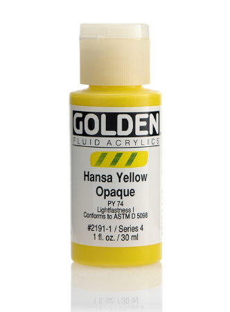 Golden Fluid Akryl 30ml - 2191 Hansa Yellow Opaque