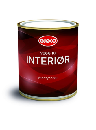GJØCO INTERIØR 10 1LTR ALLE FARGER