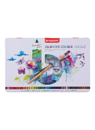 Bruynzeel Expression Akvarellblyanter - Sett 36stk