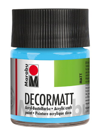 Marabu Decormatt 50ml - 090 Lys blå